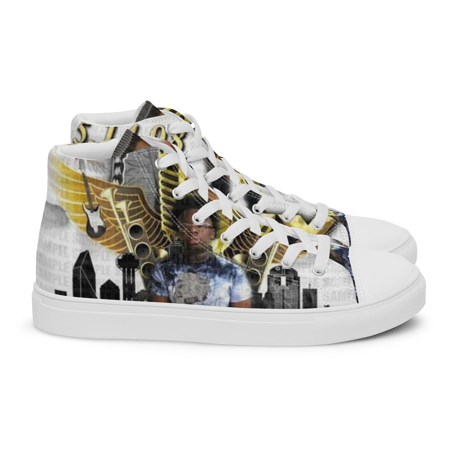 Ducky P high top canvas shoes