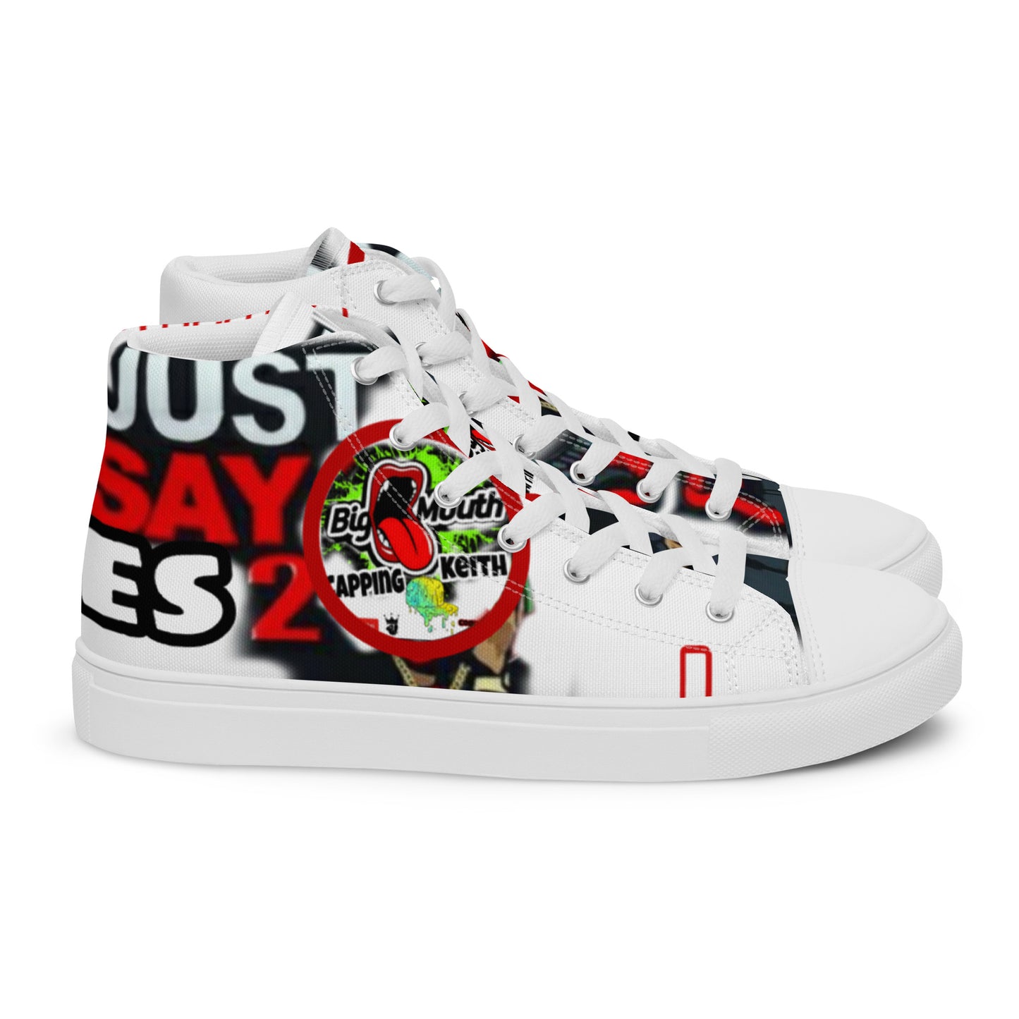 Men’s high top canvas shoes
