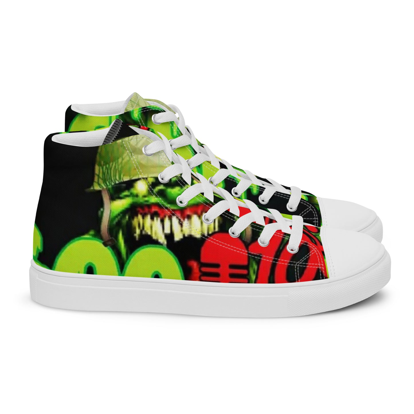 Goo Gang high top canvas shoes