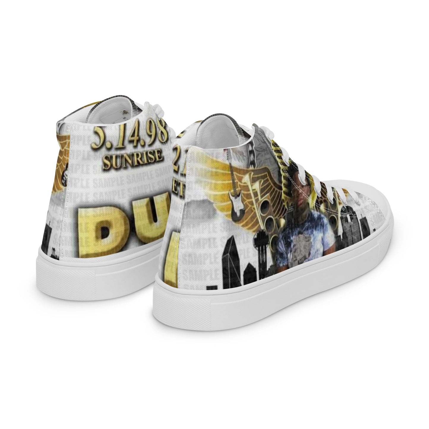 Ducky P high top canvas shoes
