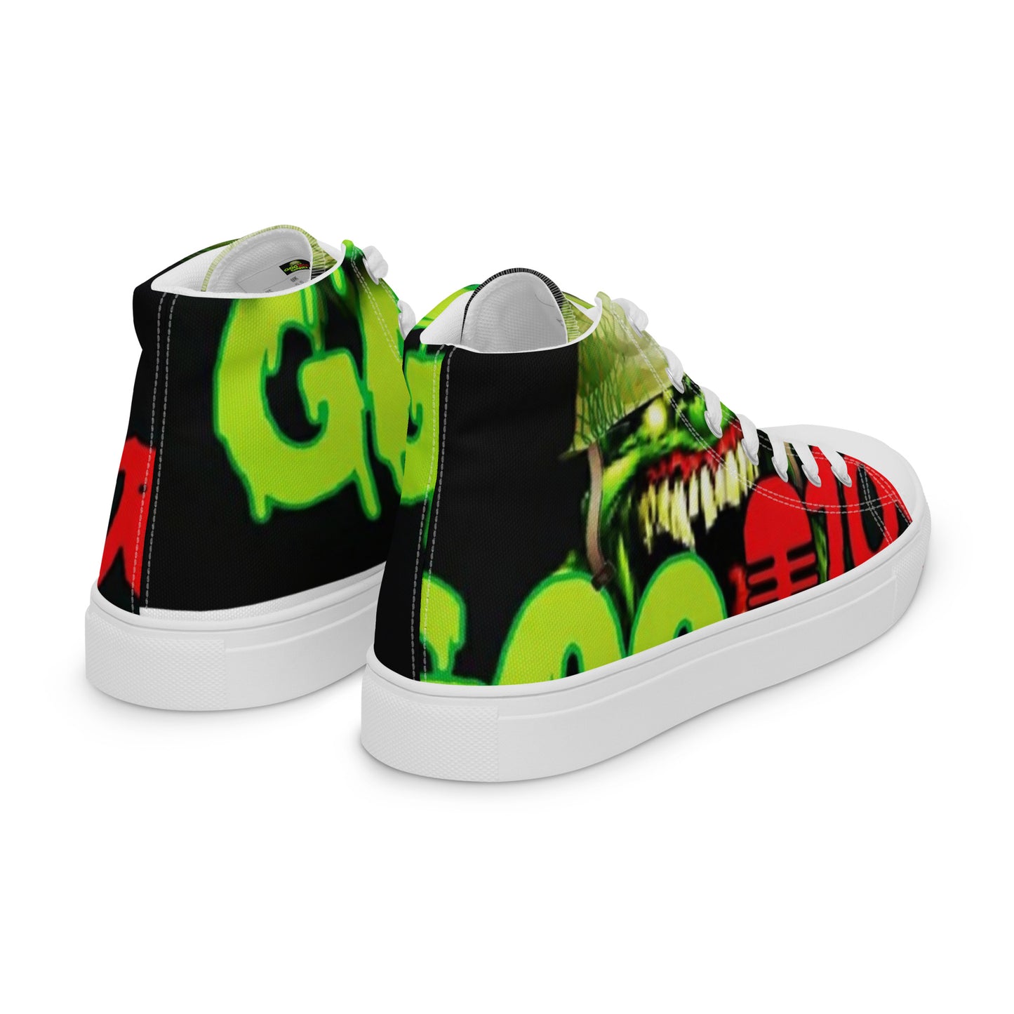 Goo Gang high top canvas shoes