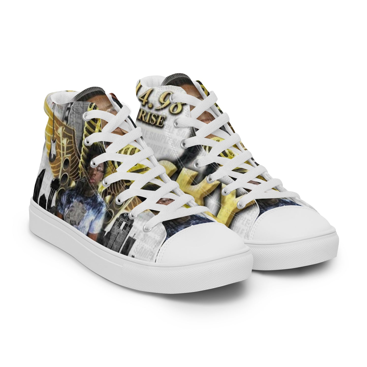 Ducky P high top canvas shoes