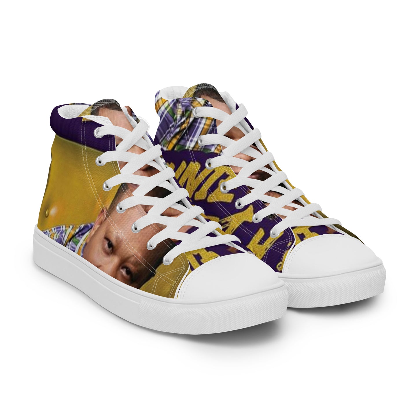 Fresh Men’s high top canvas shoes