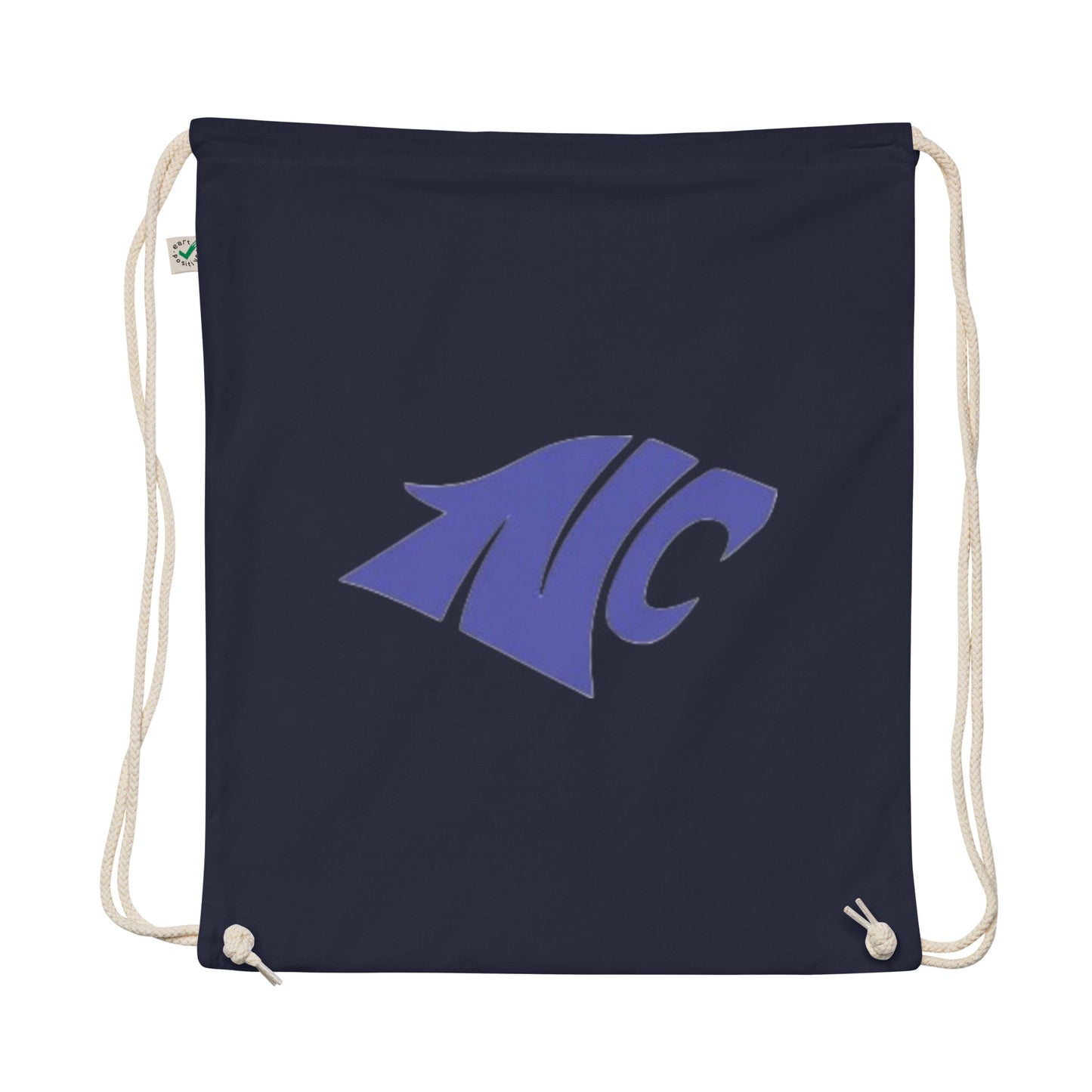 Organic cotton drawstring bag