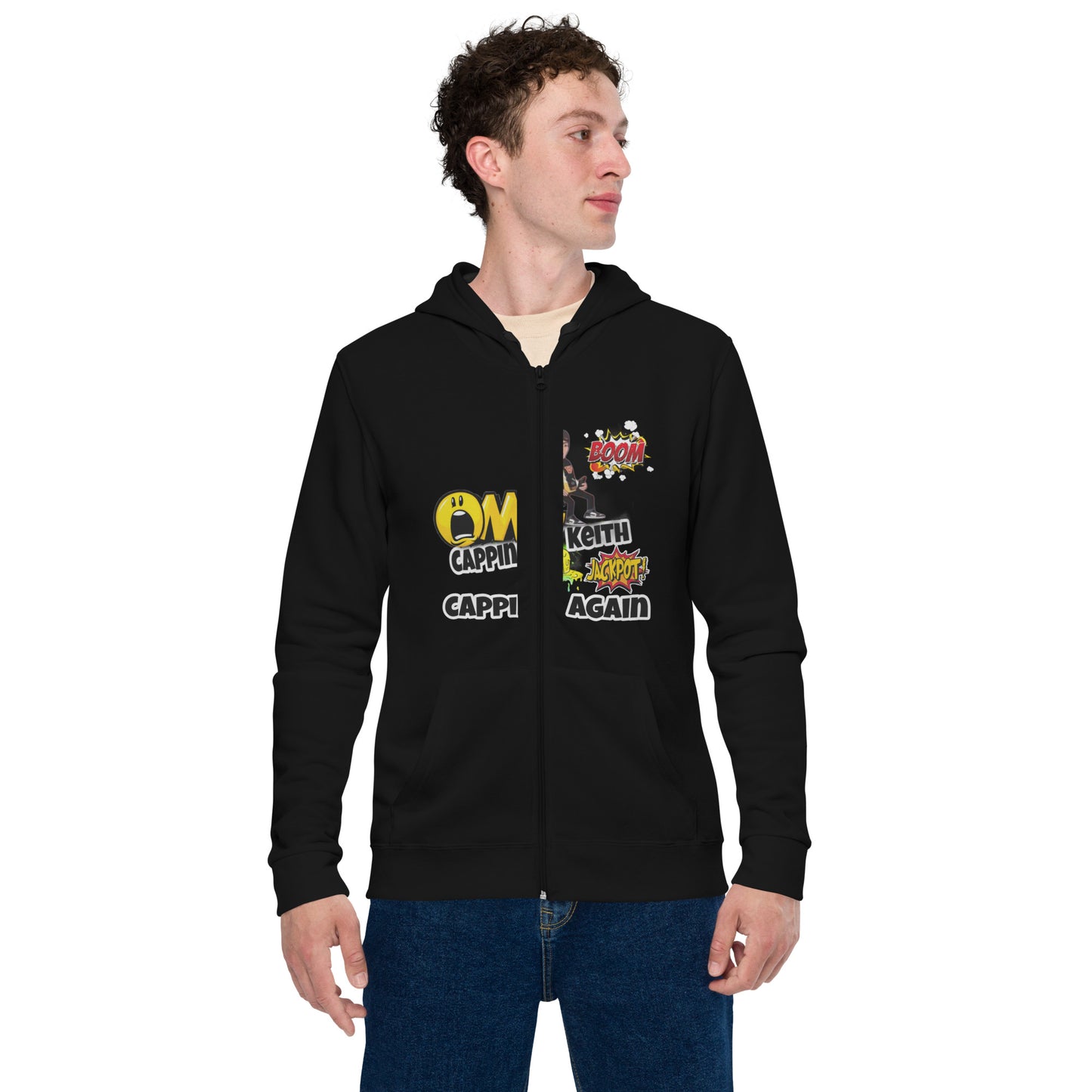 Capping Keith zip hoodie