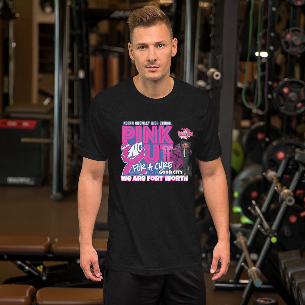 Pink out Unisex t-shirt