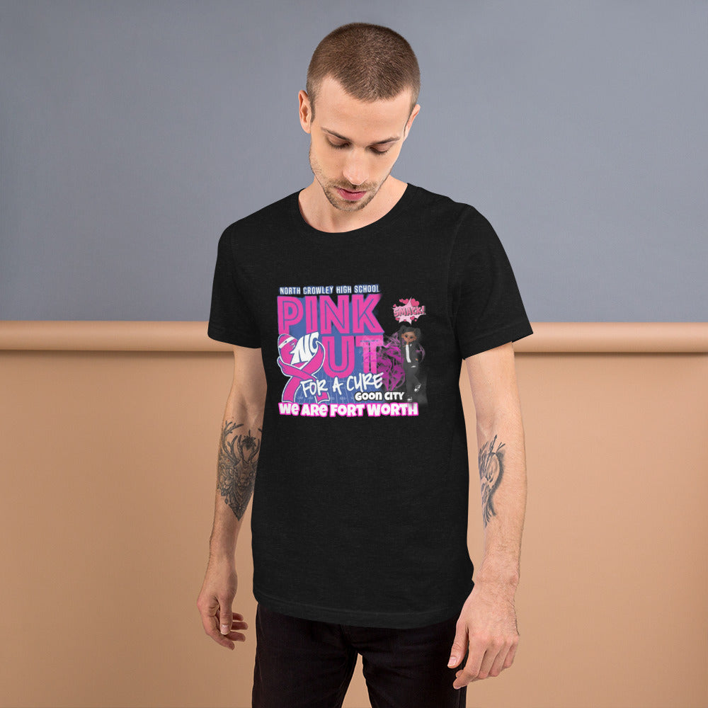 Pink out Unisex t-shirt