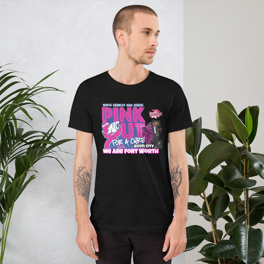 Pink out Unisex t-shirt