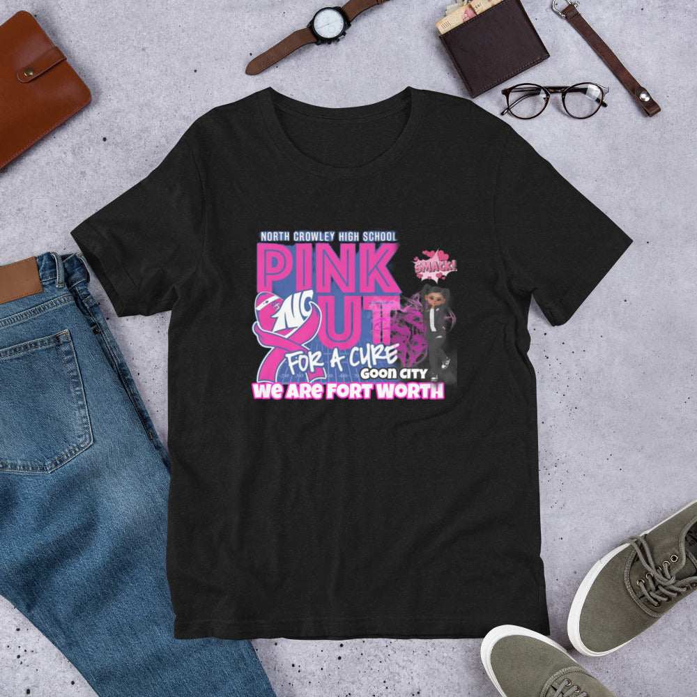 Pink out Unisex t-shirt