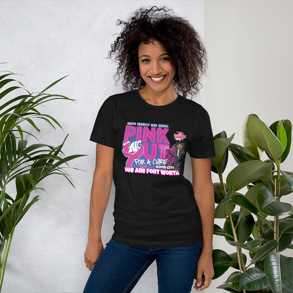 Pink out Unisex t-shirt