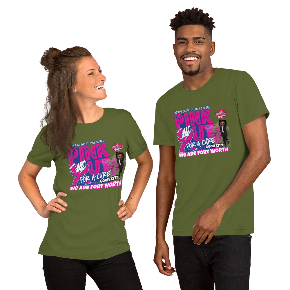 Pink out Unisex t-shirt