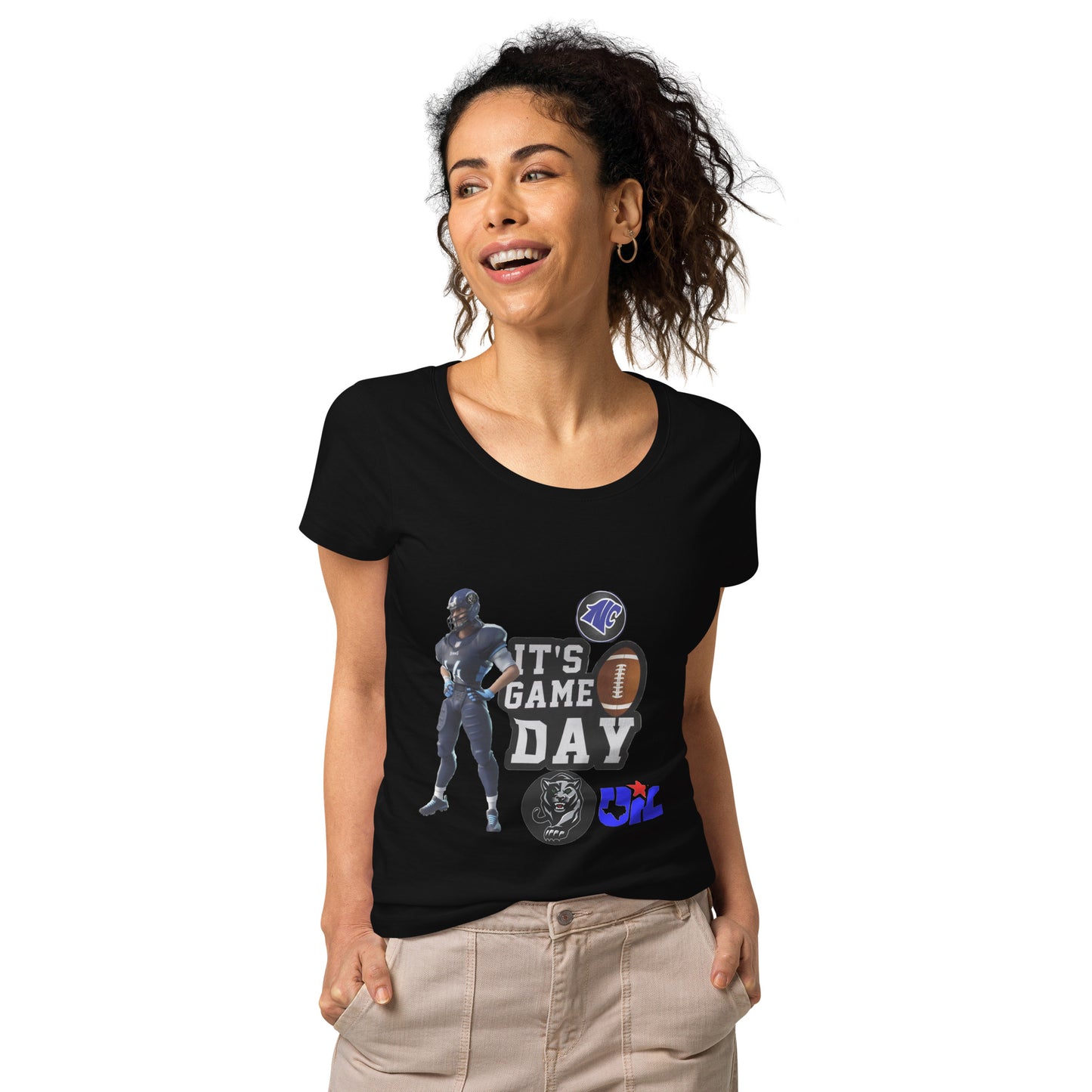 North Crowley Football Women’s basic organic t-shirt
