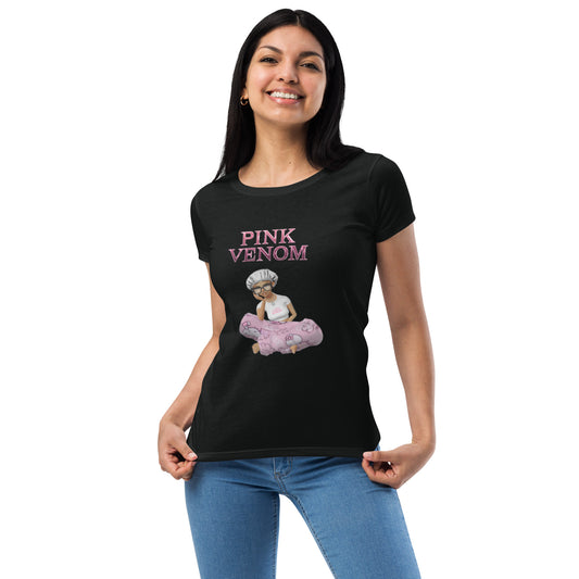Pink venom Women’s fitted t-shirt